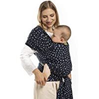 Portabebés Boba- el original Portador de Bebés Elástico- Perfecto para Bebés Recién Nacidos y Niños de hasta 35 lbs…